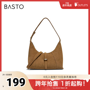 腋下包时尚 商场同款 潮流单肩斜挎包女TY094DX5 新款 百思图2025冬季