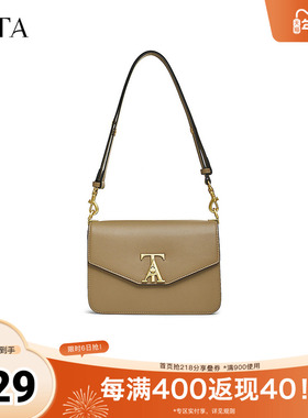 TATA他她通勤腋下包女包包休闲黑色小方包单肩包2025新款X3372DX4