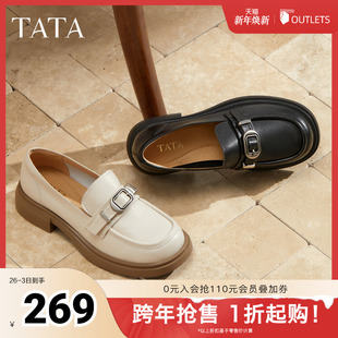 2025新款 真皮圆头鞋 新款 休闲鞋 子女CK601CA5 时尚 TATA他她乐福鞋