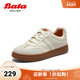 奥莱Bata休闲鞋 53126AM4 牛皮百搭德训轻便板鞋 女春季 商场新款