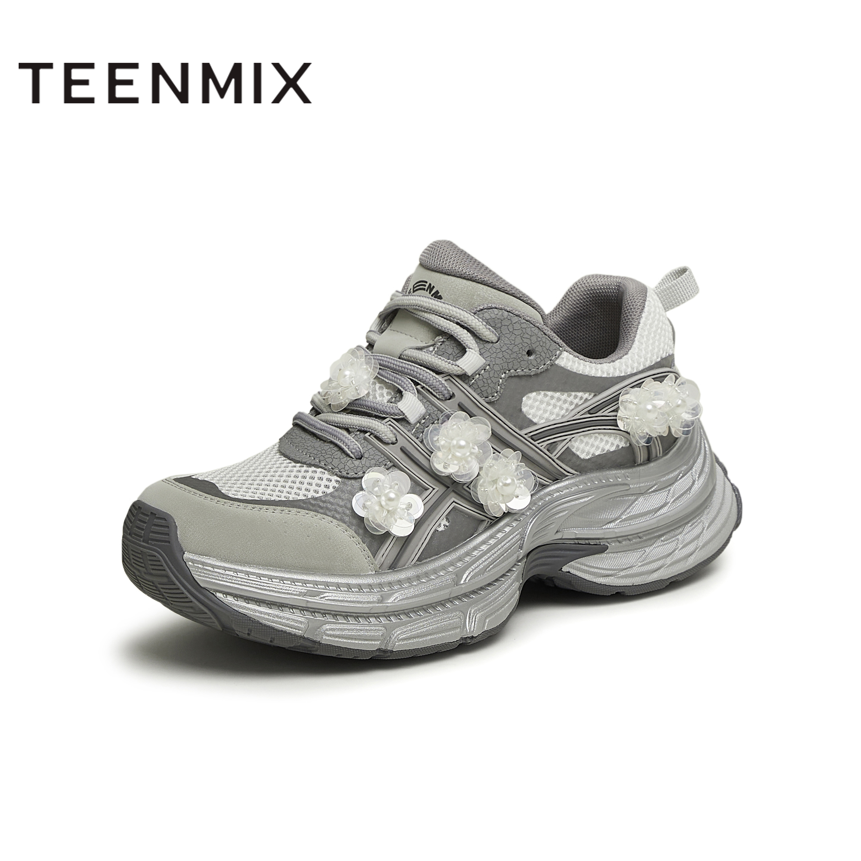 休闲系带厚底日常