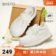 新款 时尚 潮流街头运动板鞋 百思图2025夏季 厚底女休闲鞋 W0801BM5