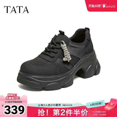 TATA/他她2026春时尚休闲百搭女老爹鞋新款CEG16AM6