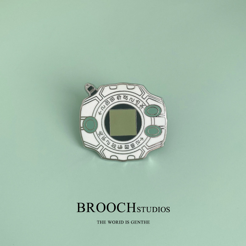brooch数码宝贝数码暴龙机宝贝变身器胸针日系卡通徽章男背包配饰