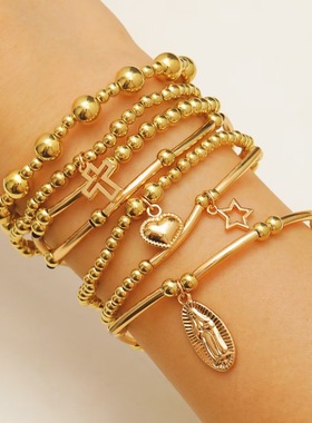 Jewelry imitation pearl set bracelet Elegant women bangle