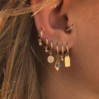 Fashion Simple Bells Earrings Women Ear Studs Accessories