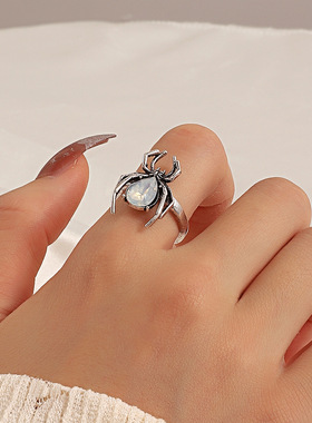 Vintage Spider Rings Open Ring female index finger Ring戒指