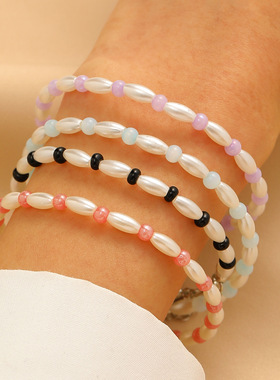 New jewelry, simple pearl bracelet, feminine temperament手链