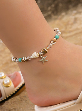 anklet Bead Bracelet Beach Foot Chain Feet Accessories女脚链