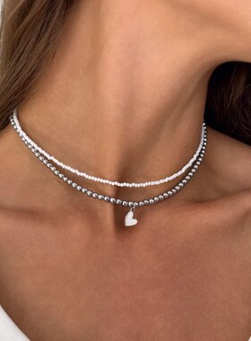 项链New Jewelry Love Pendant Clavicle Chain Feeling necklace