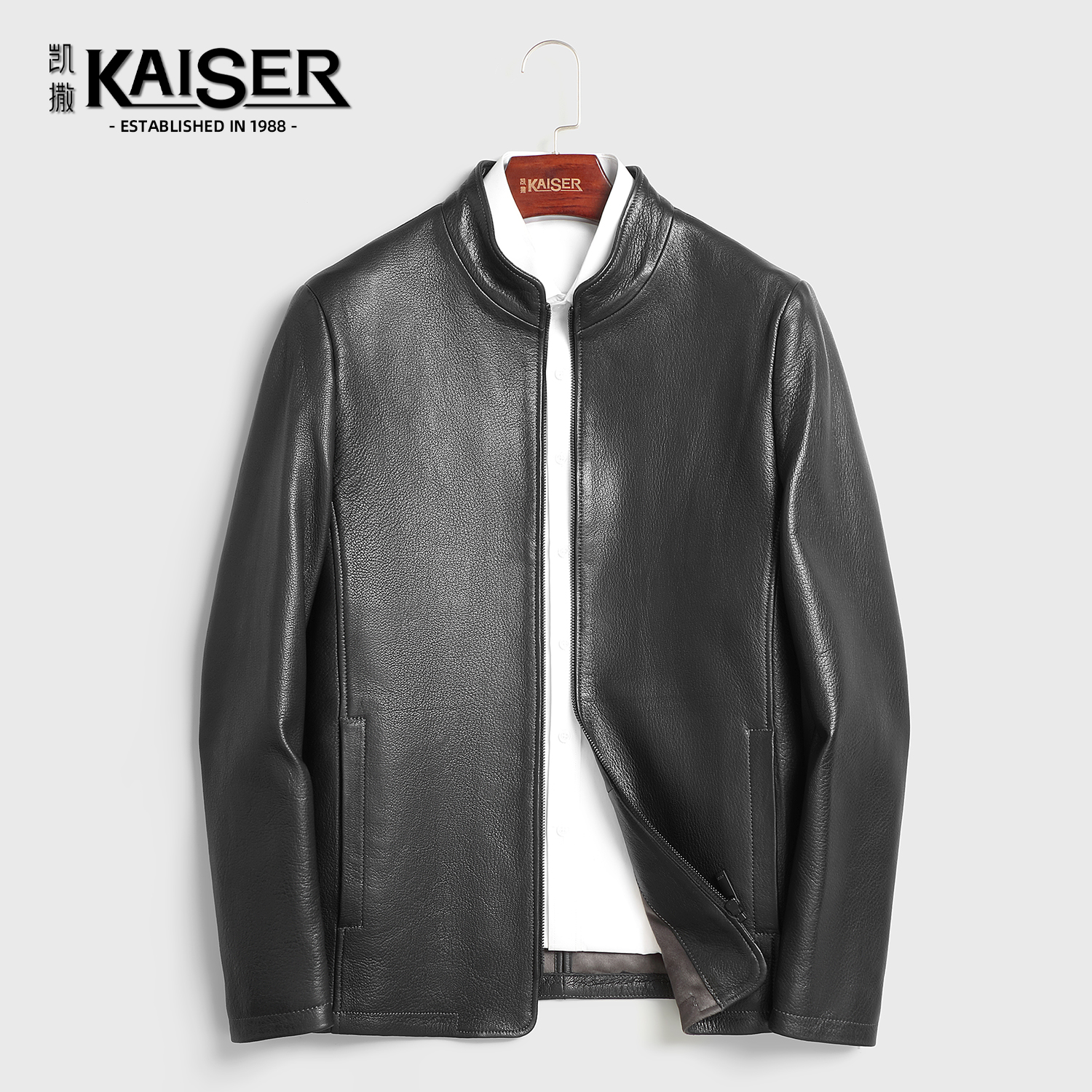 Kaiser/凯撒山羊皮夹克外套