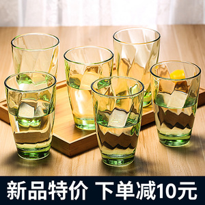 19元包邮  彬容 耐高温家用玻璃杯套装 280ml* 6只装