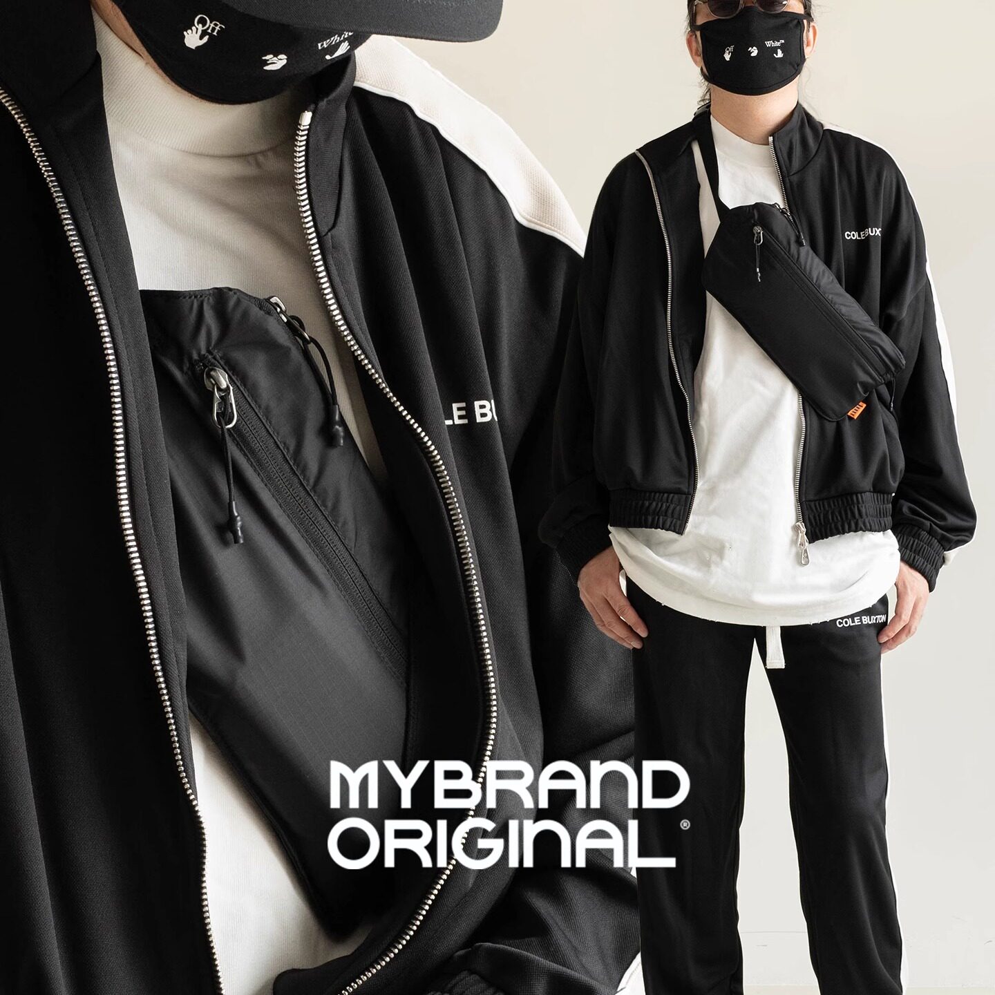 MYBRANDORIGINAL 轻量化斜挎包欧洲旅行防盗隐形快拆胸包1LM24-40