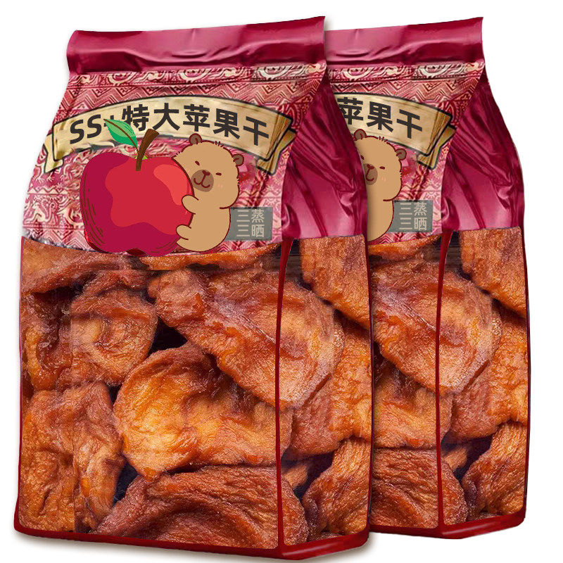 原味厚切苹果干无片添加糖泡水非独立小包装非烟台特产官方旗舰店