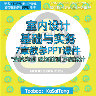 室内设计基础与实务课件PPT 洽谈沟通现场勘测方案设计家具陈设