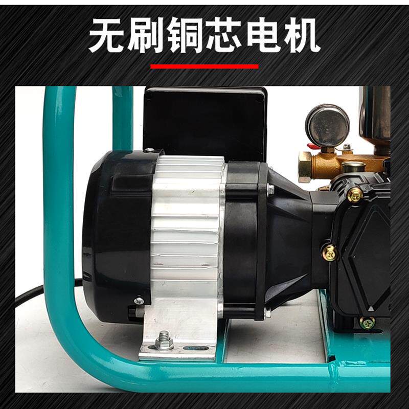 新款农用三缸柱塞泵高压喷药机220V电动喷雾器果树农田喷药水包邮