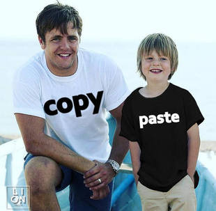copy tshirt paste Children Women baby man shirt tee cotton