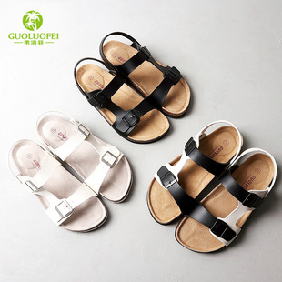 outdoor cork slippers for women man flats sandals slides