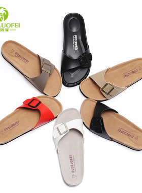 Clogs Slippers flipflops Mules Sandals软木拖鞋女新款时尚外穿