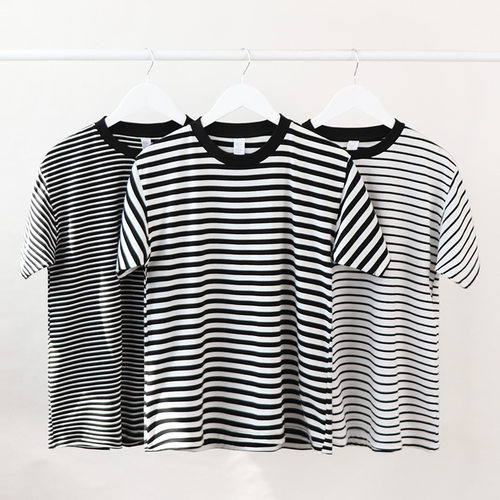 Heavy Cotton Weight Loose Men T-shirt Short Sleeve High