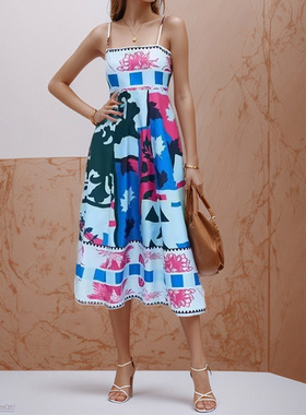 women dress ladies fashion dresses2026新款连衣裙无袖无领高腰