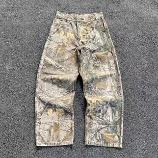 Y2K Retro Camouflage Hip Hop Trousers Oversized Unisex Pants