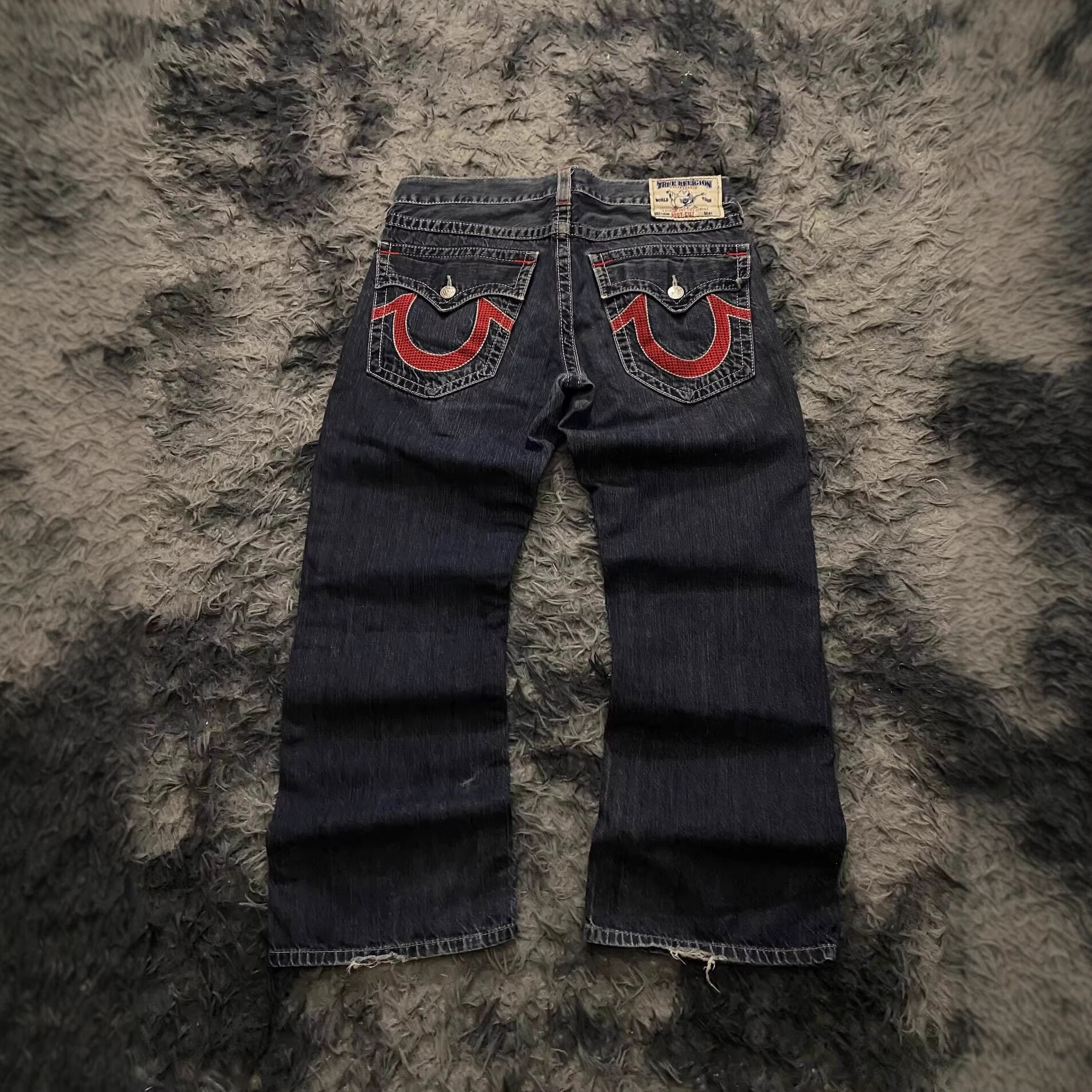 y2k jeans denim pants streetwear trousers牛仔裤新潮欧美美式