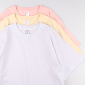 color heavy tee solid oversized cotton shirt210g重磅