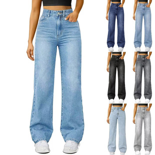 y2k baggy jeans women trendy casual lady denim pants女牛仔裤
