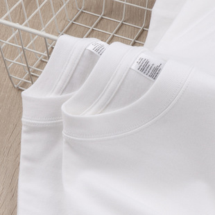 cotton tshirt long sleeve pullover tops日系270g重磅复古精梳