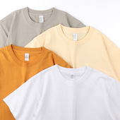 High Loose Cotton Heavy shirt Weight Sleeve Men Short