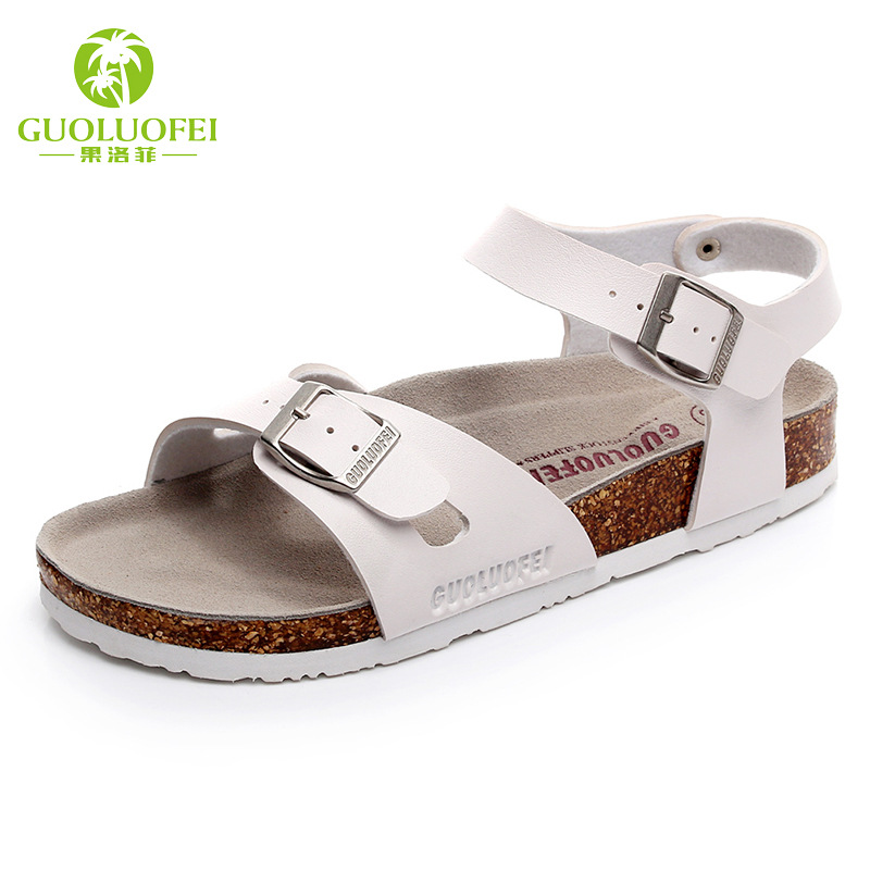 outdoor cork slippers for women man flats sandals slides