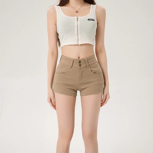 Y2K女低腰宽松牛仔外套