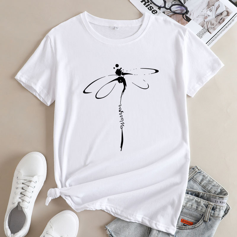 cotton t-shirt summer women t shirt tops casual tee tops