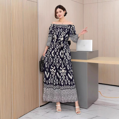 summer dress women casual loose elegant lady vestidos欧美