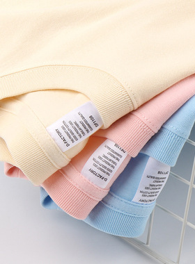 ladies basic t-shirt heavy t shirt man夏季新款纯棉短袖美式