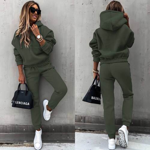 Tracksuit Women Two Piece Set - Hoodie Sweatpants Sportswear