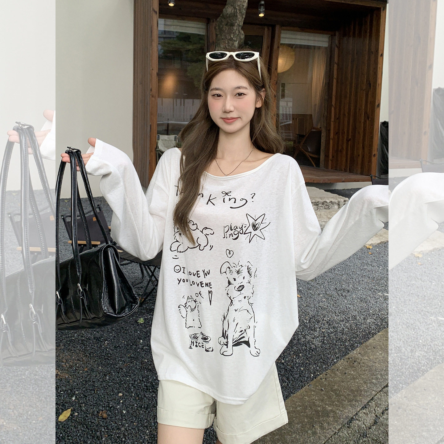 women sexy off shoulder t-shirt female crop top韩系字母设计