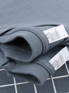 quality tshirt for women man t-shirt男女270g重磅精梳棉雾霾