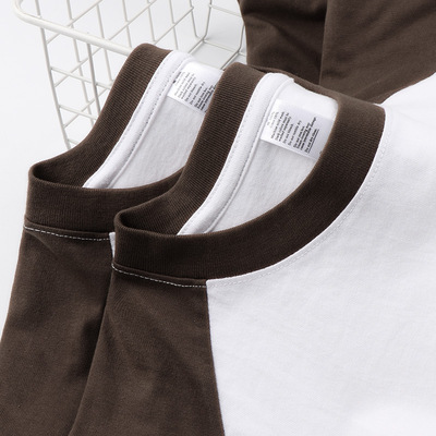 high quality men plain tshirt women basic t-shirt250g重磅