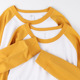 TShirt Long Sleeve Cotton Pullover Tops250g重磅姜黄纯棉纯色