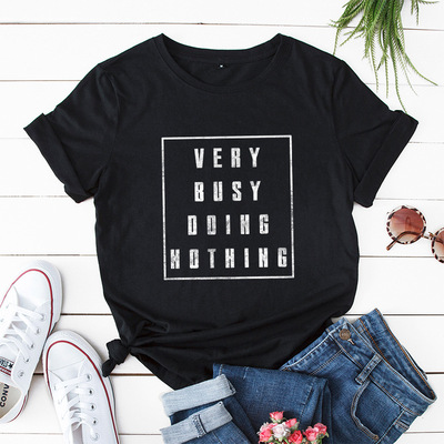 纯棉女T恤S-5XL Ladies tshirt CuteSummer Women Cotton T-shirt