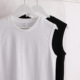 Plain Basic Tank Men Top Women Vest Couple日系复古230g重磅