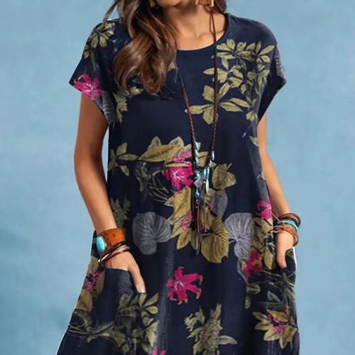 summer dress women elegant ladies vestidos欧美时尚新款连肩