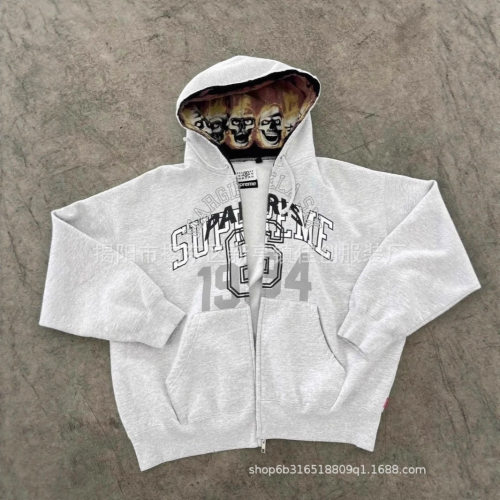 Mens Zipper Hoodie 2026 New Trendy Boy Hooded Sweatshirt Y2K