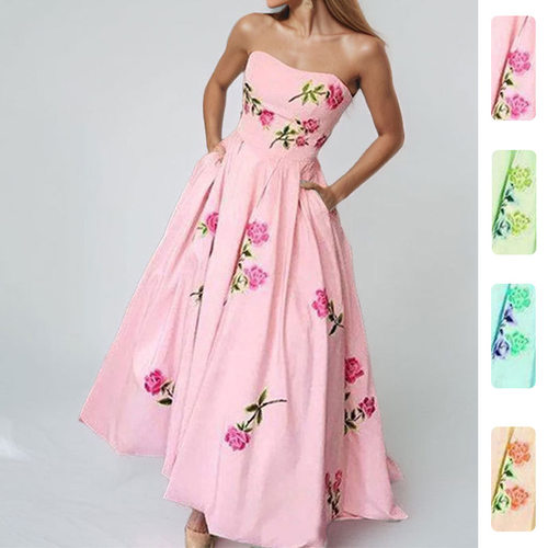 women dress ladies fashion dresses2026新款气质优雅大摆礼服