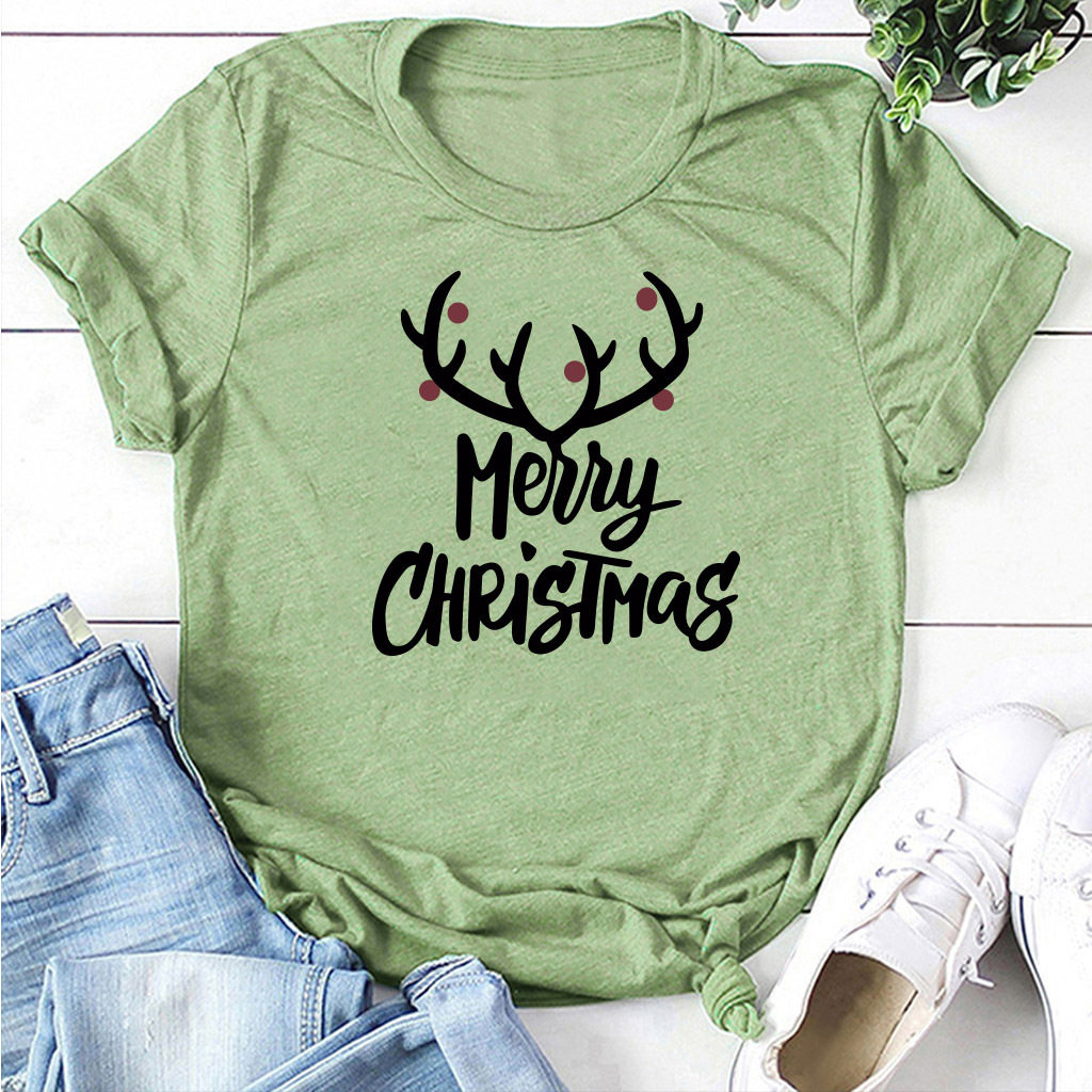 Christmas Women Holiday Party Tee Unisex Ladies Funny TShirt