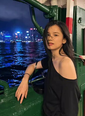 women sexy off shoulder tshirt lady crop top明星同款斜肩短袖