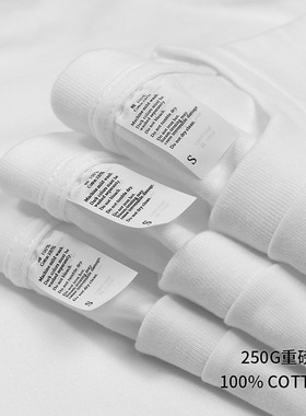 Men T-shirt Solid Color Women Short Sleeve High Quality250g