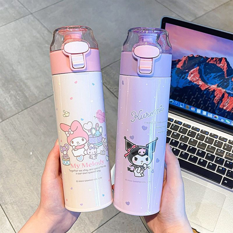 日本MUJIC三丽鸥家族系列保温杯方便携带可爱卡通饮水杯保温杯